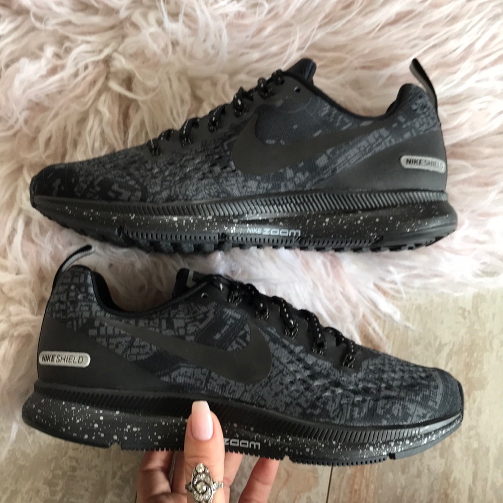 NWT🖤Nike shield Zoom Pegasus 34 - Picture 6 of 7